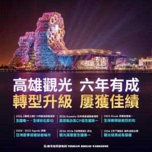 圖1.高雄觀光六年有成