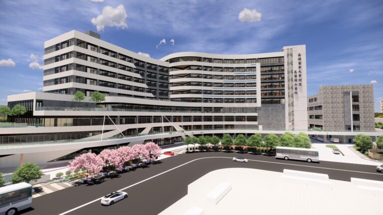 圖五_高雄捷運南岡山站附近新建中之高雄醫學大學附設高醫岡山醫院示意圖（醫院提供）
