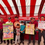 墨香伴平安！永安消防隊藉天文宮書法寫生盛會，宣導防範一氧化碳中毒觀念