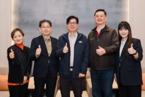 圖說1：高雄市廳組成組成「台團」，雙方11日於合，高雄市長陳縣副知事竹內信