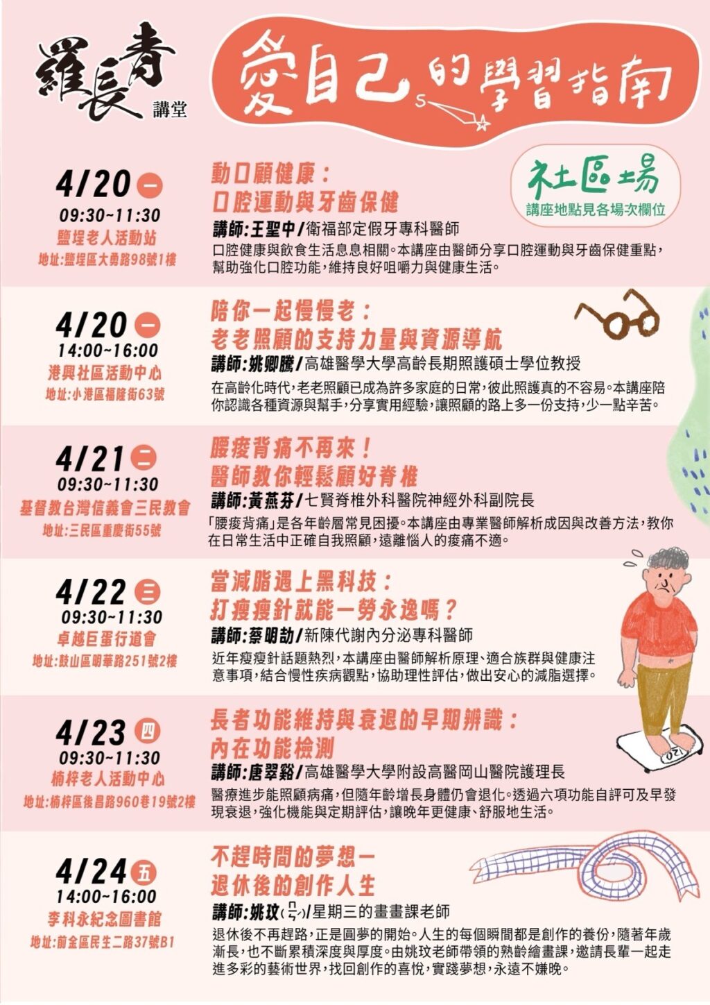 115年春季羅長青講堂-社區場