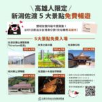 高雄市民專屬禮遇！0元暢遊日本佐渡島5大熱門景點 暢遊2026必訪秘境佐渡島 高雄「景點互惠」締城市外交新頁